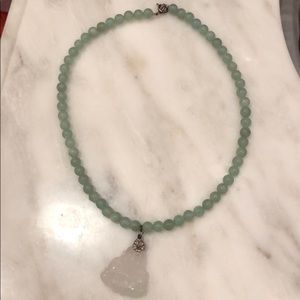 Jade Buddha necklace